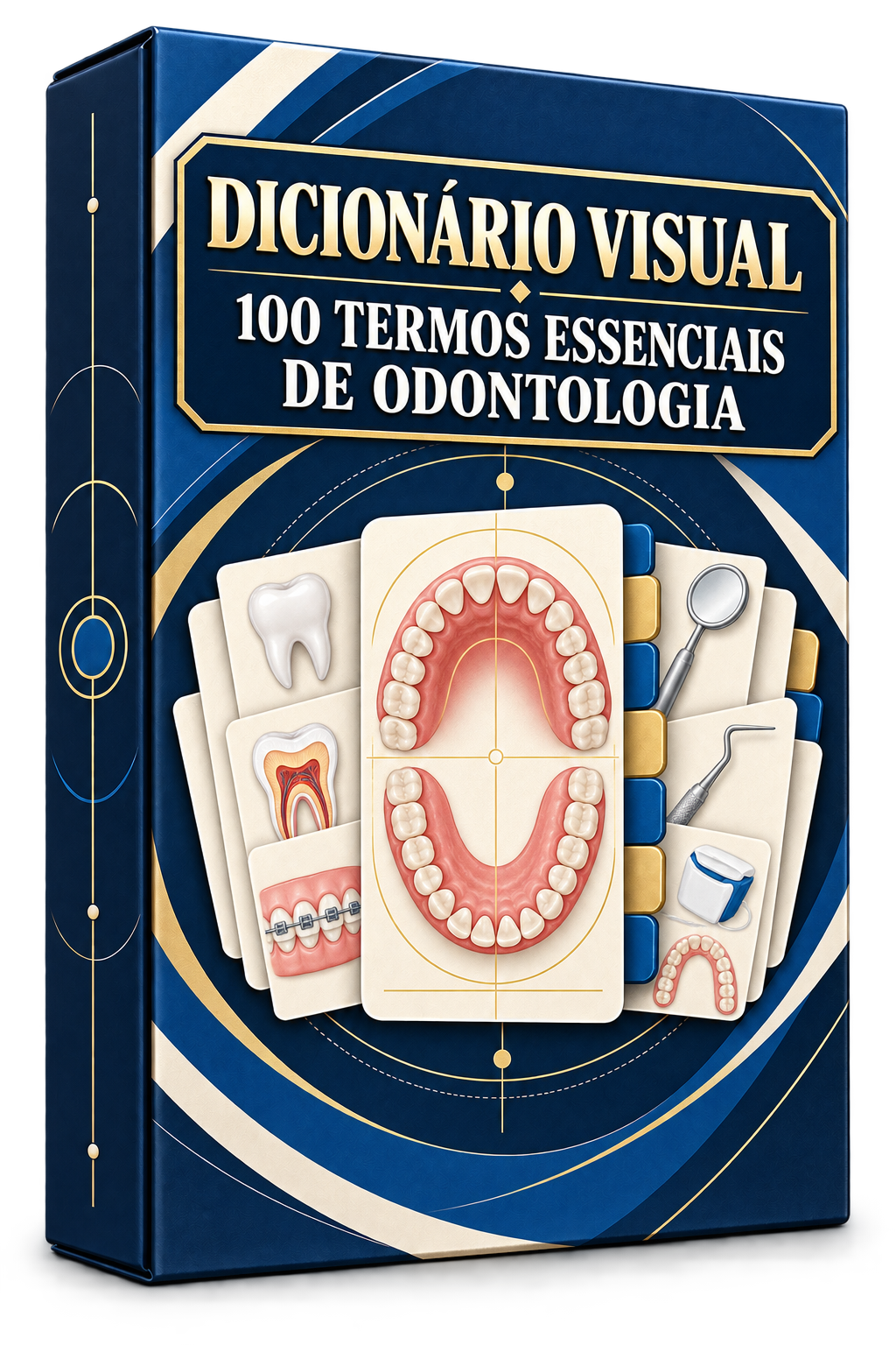 Mockup do Dicionário Visual de Odontologia