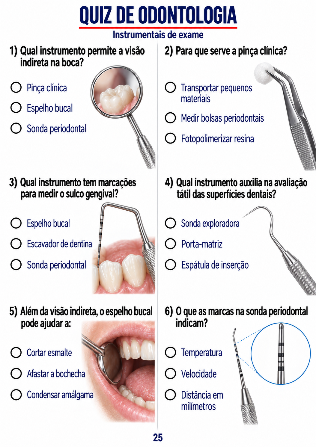 Página real do Quiz Odonto